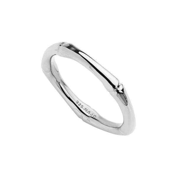 NAJO Bamboo Silver Ring R6735