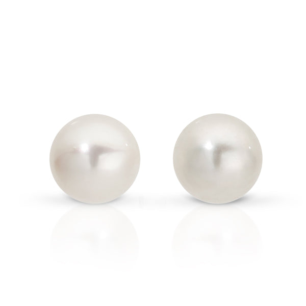 Silver 6mm Freshwater Pearl Studs