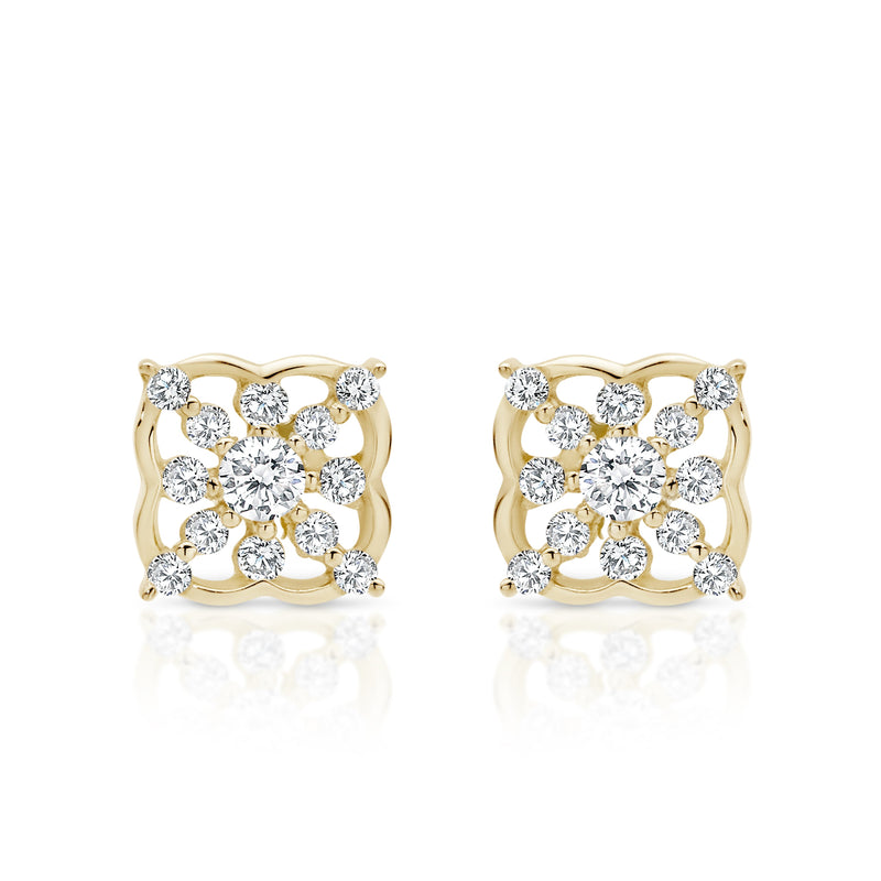 9ct Gold Vintage Studs