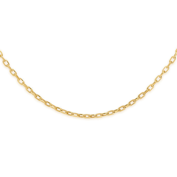 9ct Gold Oval Belcher Chain