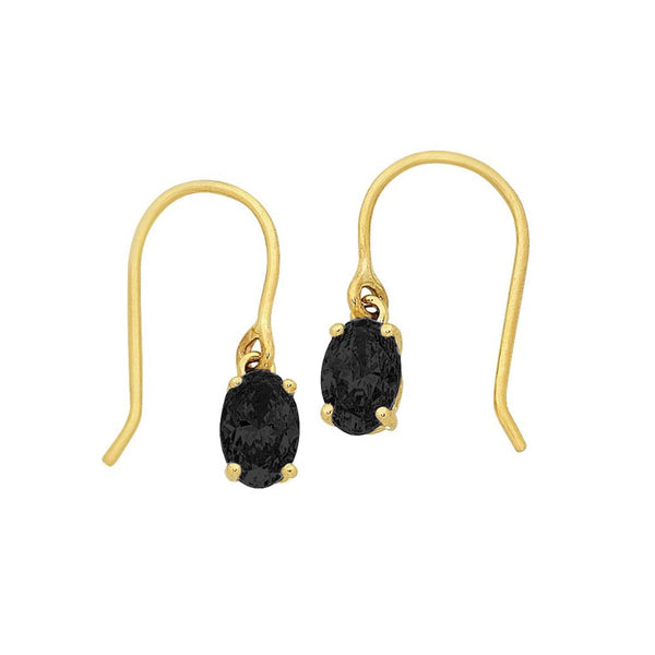 9Ct Gold Natural Sapphire Earrings