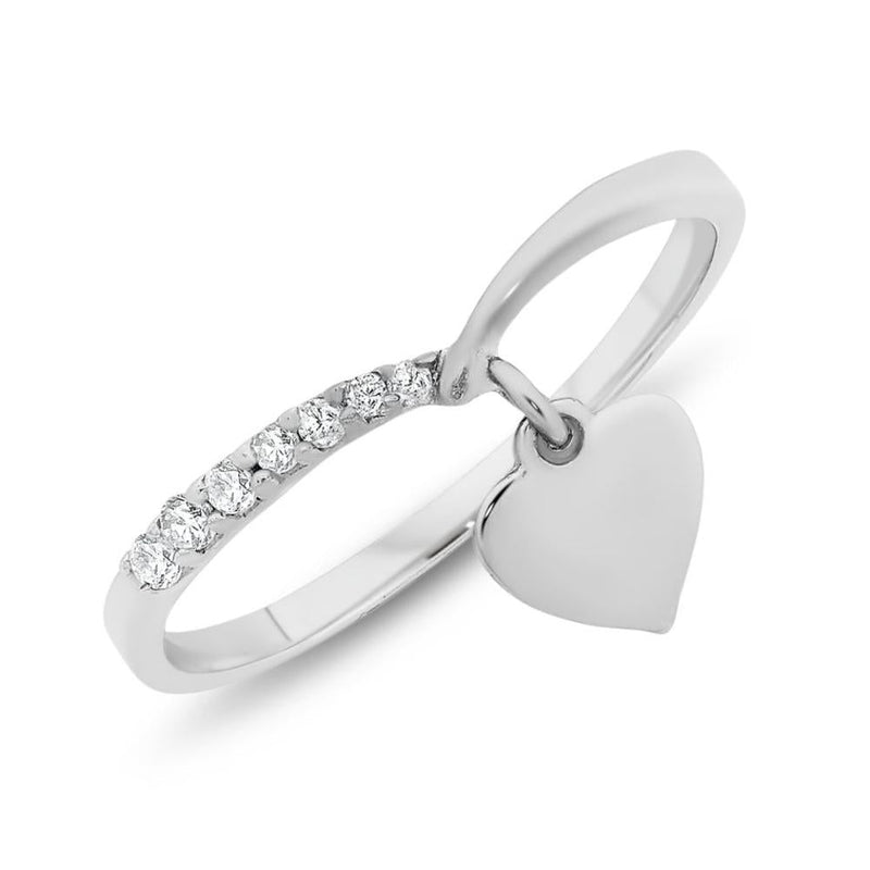 Sterling Silver Cubic Zirconia Ring