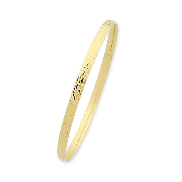9Ct Gold Silver Filled Bangle
