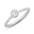 Sterling Silver Cubic Zirconia Ring
