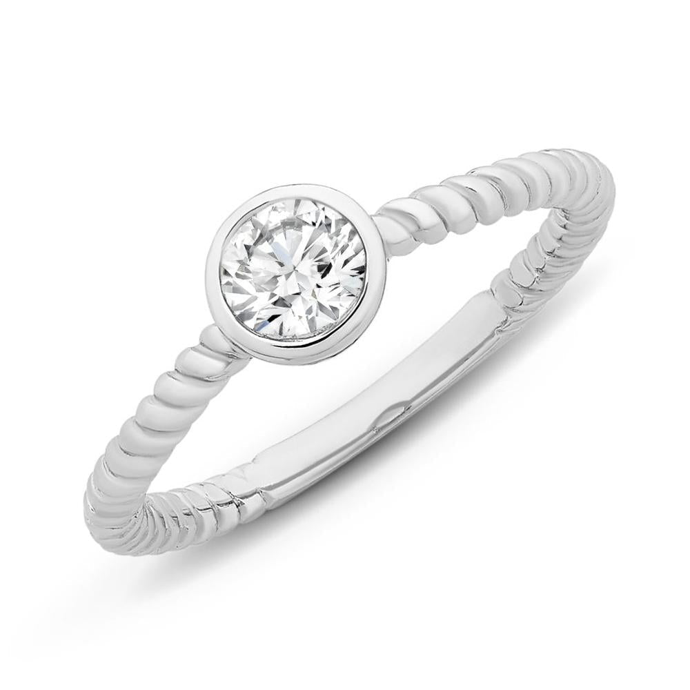 Sterling Silver Cubic Zirconia Ring