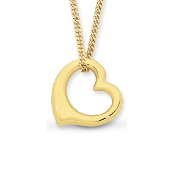 9Ct Gold Silver Filled Chain & Pendant