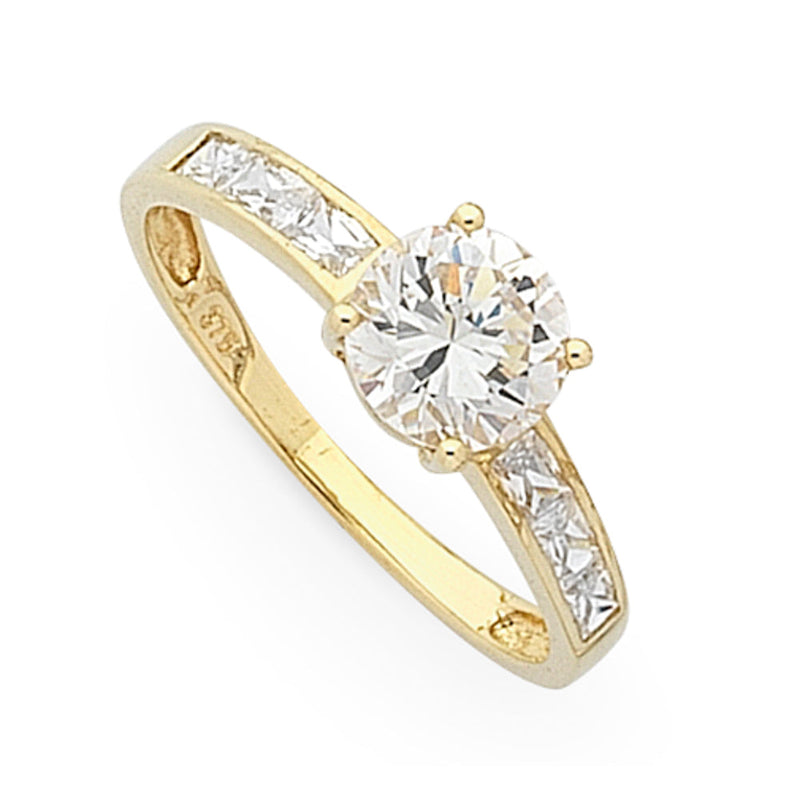 Cubic zirconia ring hot sale price