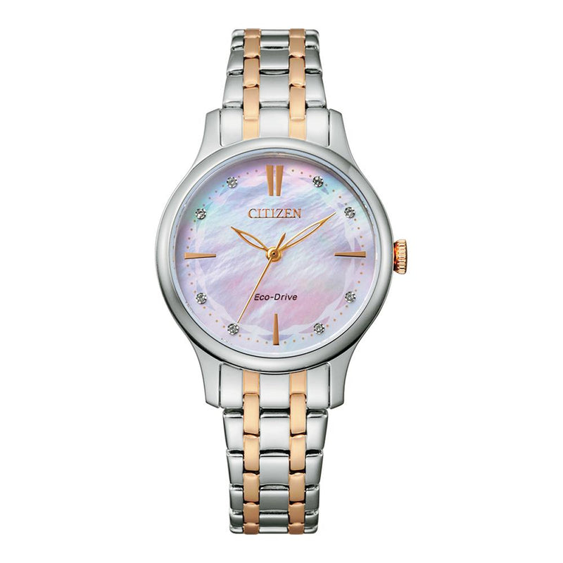 Citizen Elegant Ladies Eco Drive Watch EM0896 89Y Carriage Jewellers