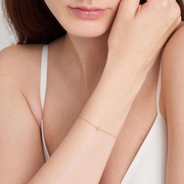 Ania Haie 14kt Gold Opal and White Sapphire Star Bracelet