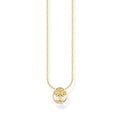 Thomas Sabo Necklace Tree of Love white stones gold