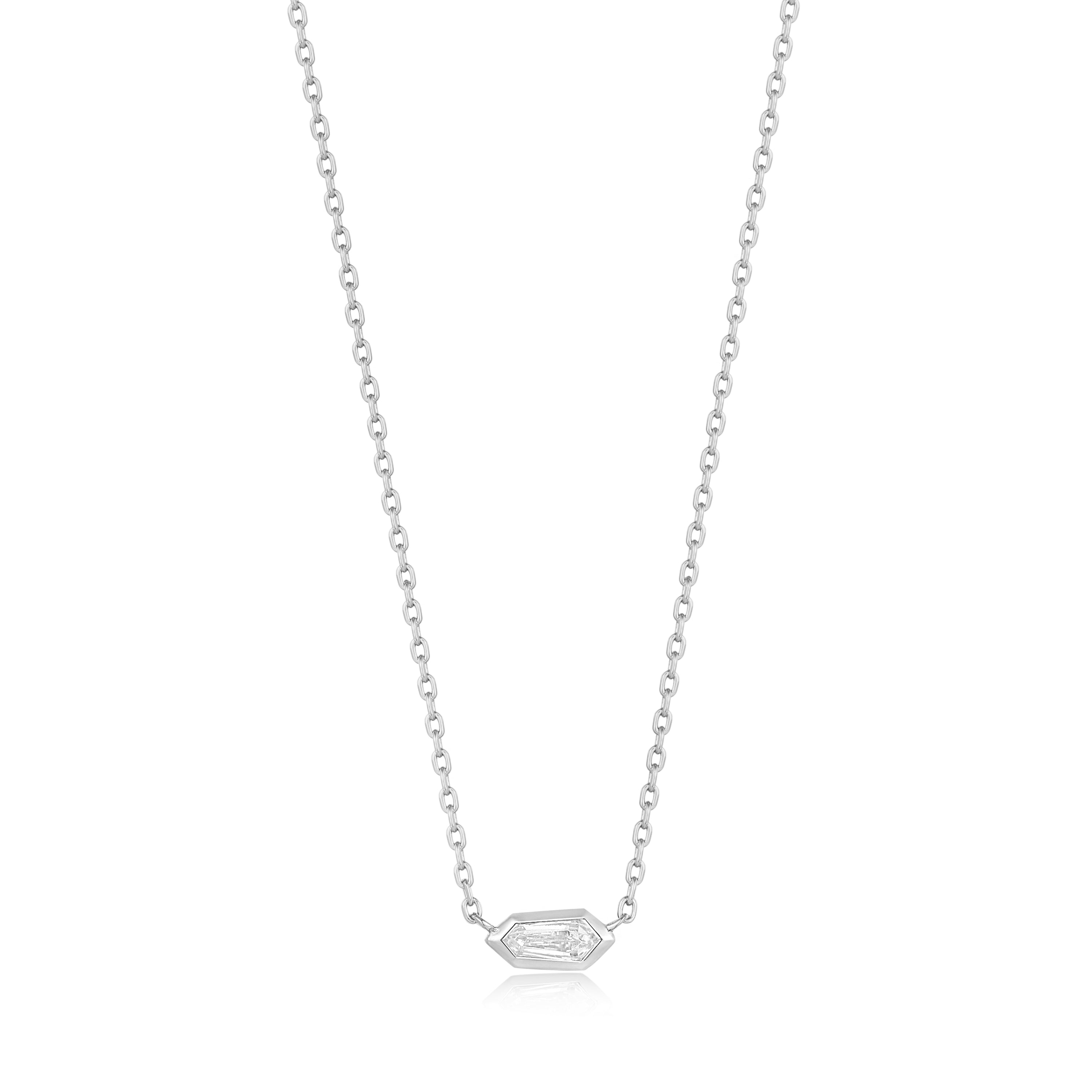 Ania Haie Silver Sparkle Emblem Chain Necklace – Carriage Jewellers