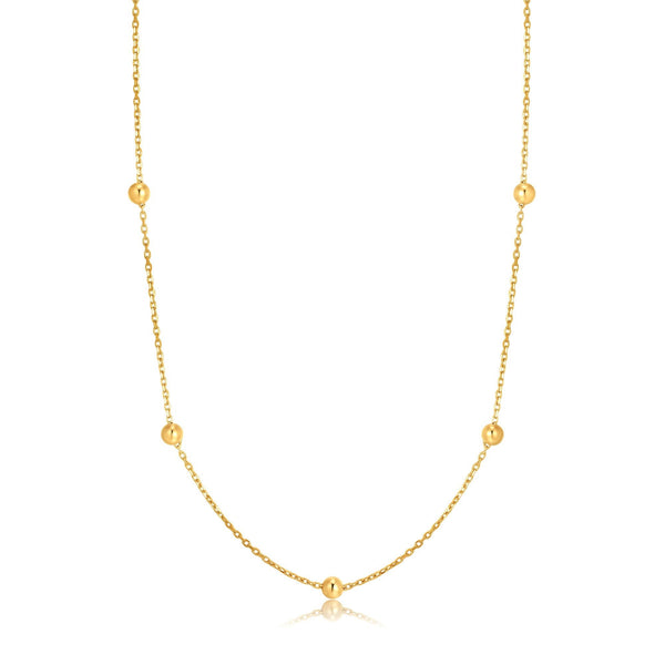 Ania Haie 14kt Gold Beaded Necklace