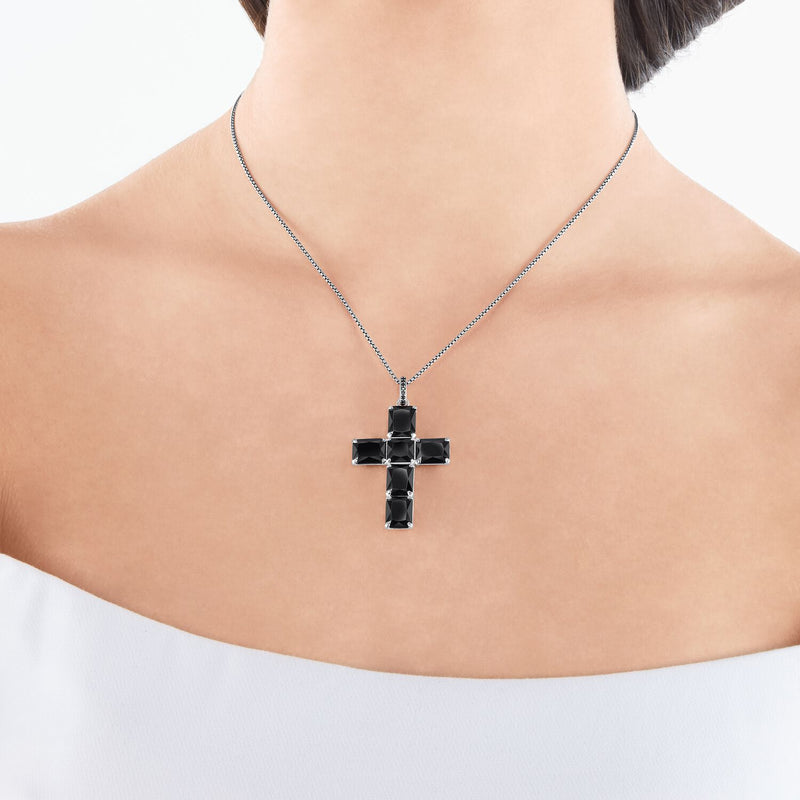 Thomas Sabo Men Pendant Cross of Life Skarabäus 925 Sterling Silver  PE778-643-11 : Amazon.co.uk: Fashion