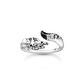 THOMAS SABO Ring fox with white stones silver