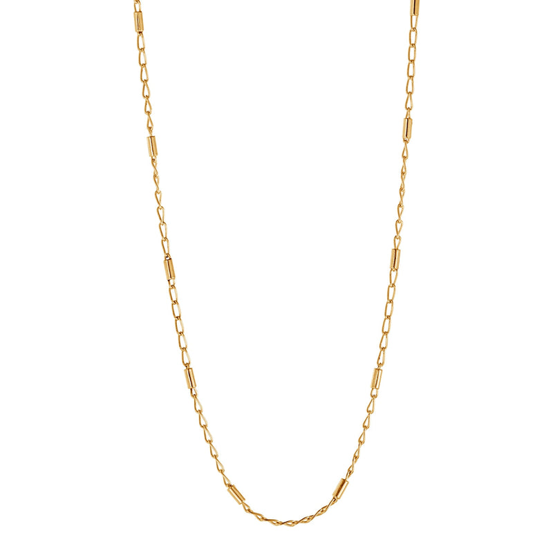 NAJO Rod & Link Yellow Gold Chain 60cm