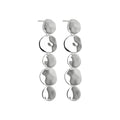 NAJO Shard Silver Multi-Disk Stud Earring